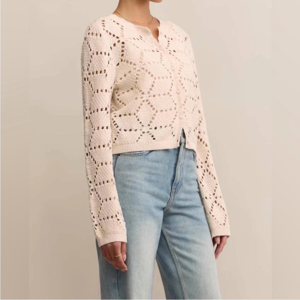 NWT Z Supply Rosalyn Cardigan Sweater XL - Picture 4 of 8